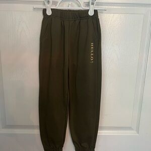 Toddler Kids Elastic Waist Sweatpants Size 4-5 yr olds Great Condition Pre-Owned